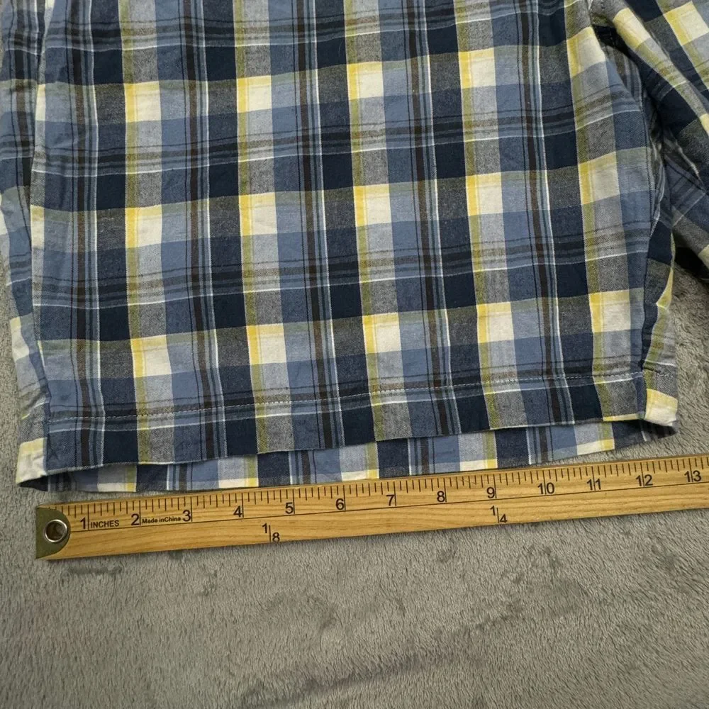 Vintage‎ Chaps Ralph Lauren Shorts Men's Size 40 Plaid Flat Front
